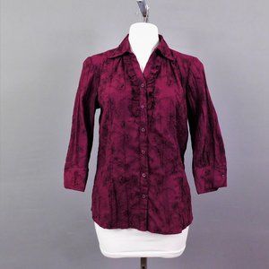 St. John's Bay Women‎ Shirt Purple M